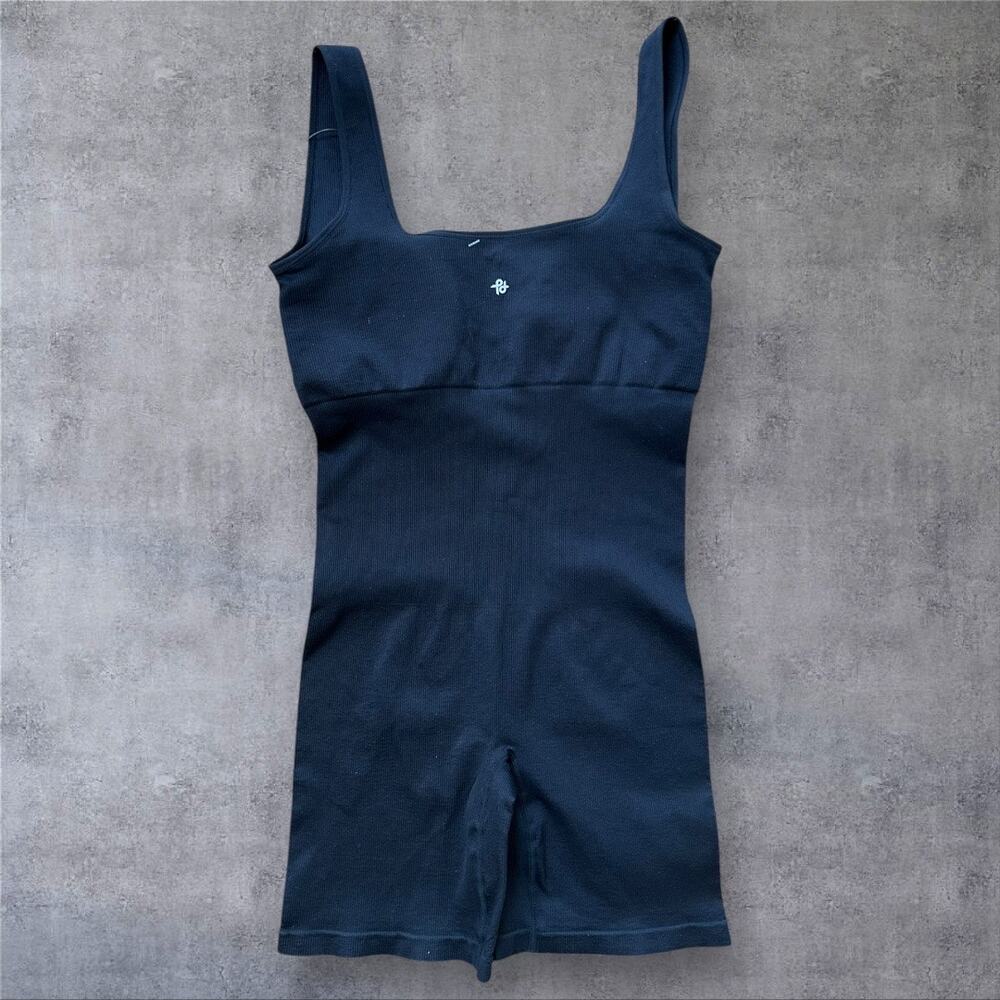 Popilush Black Bodysuit Shapewear Romper Tummy Control Workout Romper Large NEW! - Picture 7 of 7
